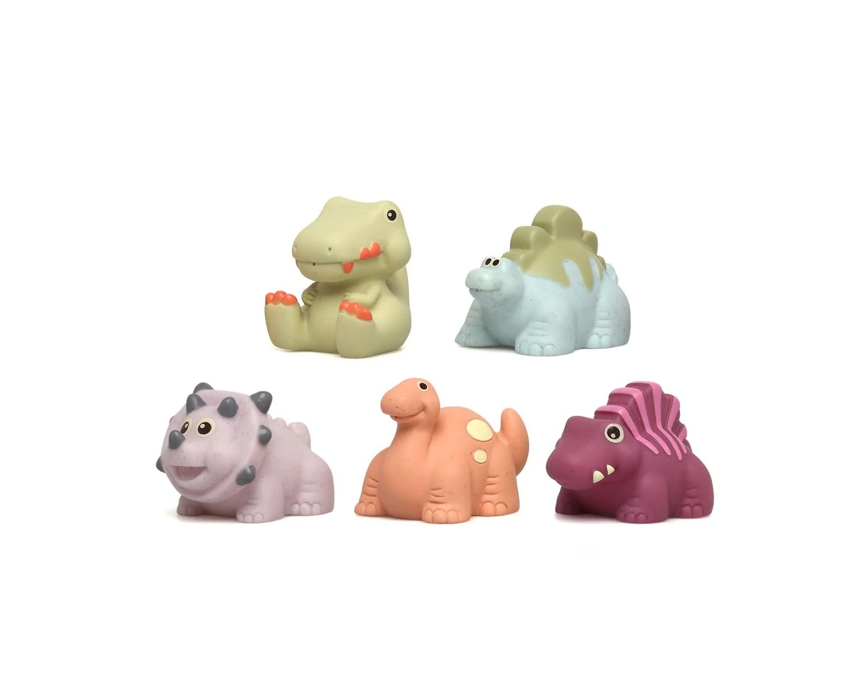 Juguetes de Baño 5 Piezas Dinosaurios Antimoho Kiokids
